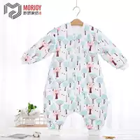 Ziqi nhà cộng với trẻ sơ sinh bông điểm phi huỳnh quang tay áo leotard gạc bé ngủ túi dây kéo nhẹ nhàng và thoải mái quần áo bò - Túi ngủ túi ngủ du lịch siêu nhẹ