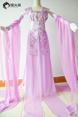 taobao agent Bun Home purple fox charming sexy backguard cos clothing fox fairy fox fox demon long water sleeve dancer