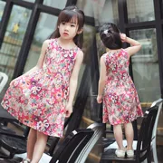 2019 quần áo trẻ em mới cho bé gái mùa xuân và mùa thu mùa hè váy cotton mỏng váy công chúa hoa - Khác