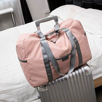 2019 mới du lịch gấp túi hành lý ngắn khoảng cách lớn túi hành lý dày không thấm nước túi du lịch - Túi du lịch túi du lịch đa năng