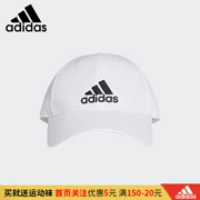Mũ trắng Adidas 2019 mùa mới mũ lưỡi trai đôi thể thao nam mũ bóng chày giản dị BK0794 - Mũ thể thao