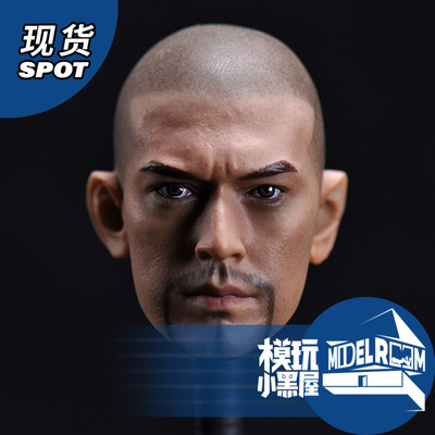 taobao agent Spot 1/6 Soldier Jincheng Martial Arts Bald Hug Edition Asian male star