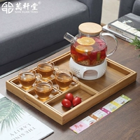 Японский прозрачный глянцевый фруктовый чай, заварочный чайник, ароматизированный чай, чашка, комплект, свеча, послеобеденный чай, чайный сервиз