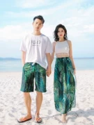Bộ đồ bơi cặp đôi công viên nước gợi cảm bộ đồ bơi mới thiết lập mùa xuân nghỉ dưỡng biển bãi biển bảo thủ chống nắng - Vài đồ bơi
