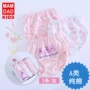 Đồ lót trẻ em cotton mamdadkids quần áo trẻ em quần bánh mì cha mẹ nam và nữ quần cotton Một lớp đồ lót - Quần áo lót bộ đồ lót trẻ em xuân hè