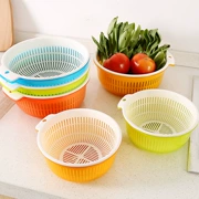Bồn nhựa Nhà bếp cần thiết hàng ngày giỏ tròn cống đôi giỏ trái cây và rau rau mục vụ - Trang chủ
