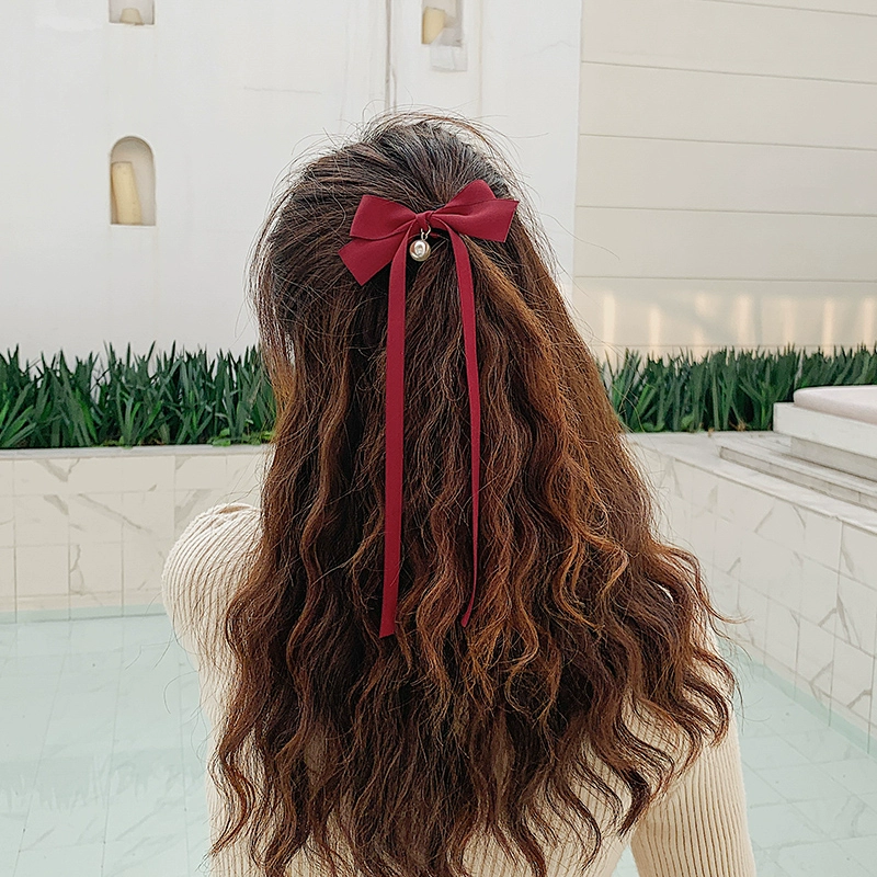 Nhật Bản dây tóc đầu dây thừng streamer ponytail siêu tiên vải cao su ban nhạc cô gái ngọt ngào - Phụ kiện tóc