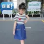 Quần áo trẻ em cho bé gái mùa hè trẻ em mùa hè phiên bản mới của Hàn Quốc của chiếc váy denim bé gái 8 bé lớn - Khác chân váy trẻ em