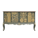 Американская легкая роскошная сплошная древесина загадочного шкафа предпринимательский шкаф