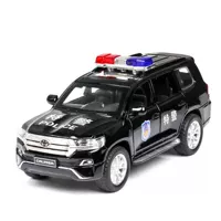 Mô phỏng 1:32 đường mát Ze xe cảnh sát phòng cháy chữa cháy an ninh công cộng trẻ em mô hình hợp kim 6 mô hình xe cảnh sát mở - Chế độ tĩnh đồ chơi trẻ con