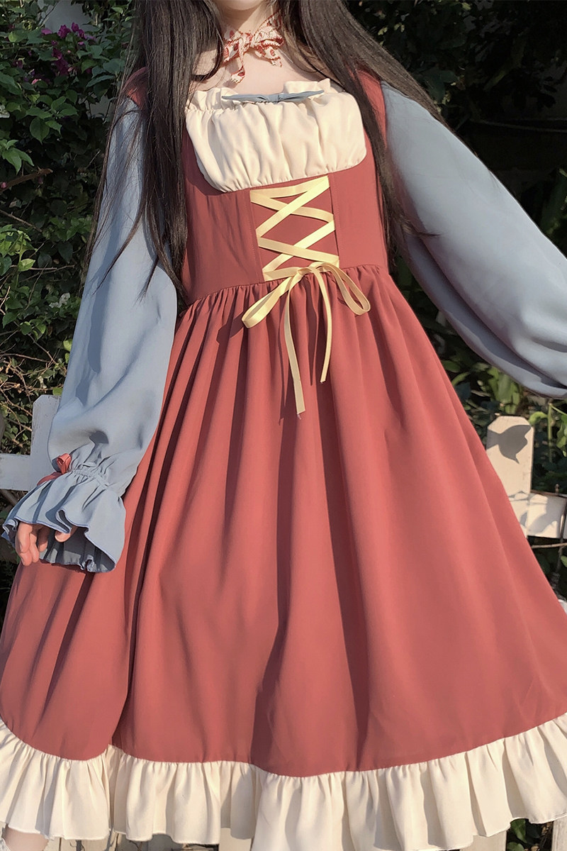 全款预约星座系列白羊座oplolita长袖连衣裙学生洛丽塔cosplay女装