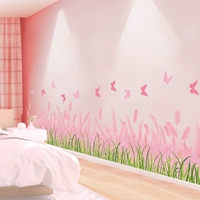 Румяна, самоклеющаяся наклейка на стену, подсветка пола для спальни для гостиной, украшение, популярно в интернете
