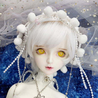 taobao agent [Free shipping over 58] BJD doll hair band 346 points for general ball hair rope