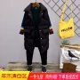 Áo vest nam cotton 2018 mới cho bé bộ đồ cotton dài vest mùa đông Hàn Quốc dày áo áo thun bé trai