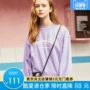 Yessing2019 mùa xuân và mùa thu mới của phụ nữ phiên bản Hàn Quốc của xu hướng lỏng lẻo chữ lớn in hình áo len cổ tròn - Thể thao lông cừu / jumper áo hoodie loang màu