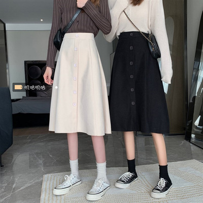 taobao agent Demi-season long skirt, pleated skirt, plus size, A-line, 2020, high waist, western style