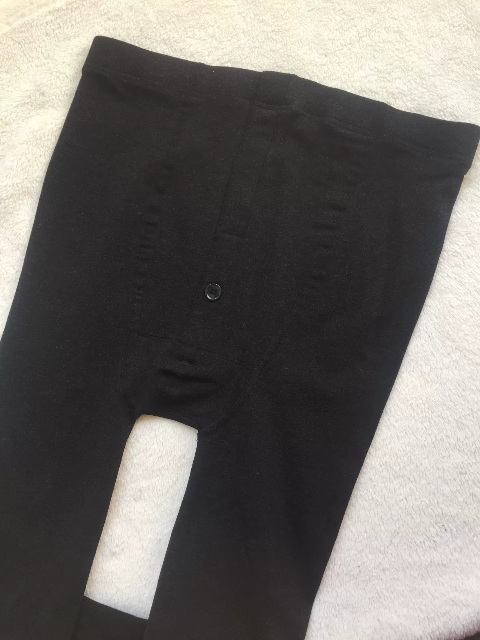 Cộng với size quần legging mỏng cho nam cộng với nhung ấm một chiếc quần graphene cotton crop - Quần nóng lên