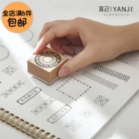 Креативная деревянная ретро печать, планировщик, DIY