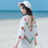 Кружевной купальник, куртка, пляжная одежда для защиты от солнца