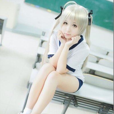 taobao agent Yuanzhong Spring Day Wild Dome Milk Golden Dilem Model Piece Double Ponyta COS wig