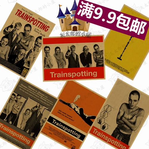 Поезд, черный постер, ретро кожаный декор, наклейки, ностальгия