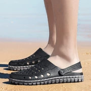 Baotou giày thoáng khí giày nam chống trượt mềm dưới đáy biển giày ngoài trời tốc độ can thiệp giày nước nam giày lưỡng cư nam - Giày thể thao / sandles