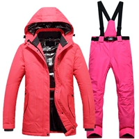 Длинный лыжный лыжный костюм, зимний уличный комплект, комбинезон, удерживающие тепло штаны, средней длины, большой размер, увеличенная толщина