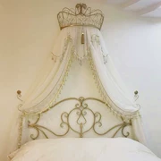Tùy chỉnh đầu giường trang trí treo tường sợi trắng Giường công chúa 幔 毛 Giường tầng cô gái trái tim sợi giường mơ ước - Bed Skirts & Valances