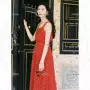 Váy voan nữ retro sang trọng retro váy đỏ sóng váy 2019 yêu váy dài quốc phục - Trang phục dân tộc áo nam