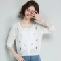 Áo len dệt kim mùa hè 2019 Áo khoác mỏng Hàn Quốc - Áo / áo thun quần áo nữ hàng hiệu