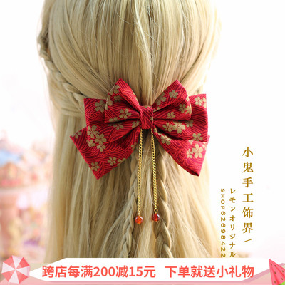 taobao agent Hair accessory with tassels, brooch, bathrobe, Chinese style