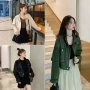 Áo khoác da nữ mùa xuân và mùa thu ngắn 2019 bf mới phiên bản Hàn Quốc của mùa thu đẹp trai quần áo áo khoác da pu nhỏ - Quần áo da áo khoác da thật