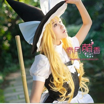 taobao agent Mengxiang Idol Event Star Palace Strawberry/Kirisame Marisa/Golden Curly Hair/Cosplay Wig