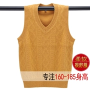 Teen len vest nam V-cổ xu hướng sinh viên lỏng cashmere đan vest không tay áo len vest vest