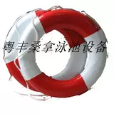 Бассейн, плавательный круг, резиновый спасательный жилет, оборудование