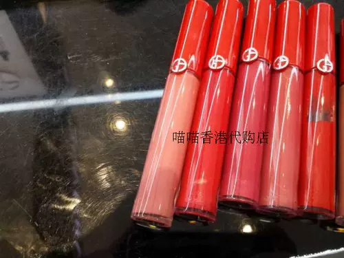Armani Lip Maestro Red Tube Velvet Matte Lip Glaze 400 405 415 206 Гонконг -счетчик покупки