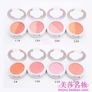 Hàn Quốc VOV hoa 漾 hai màu rouge blush bột quần áo tốt dán tự nhiên đa màu sắc với bàn chải trang điểm