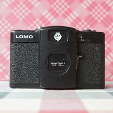 LOMO камера 【8新包邮】lomo lca 俄罗斯原厂小人头版金属版 胶片相机