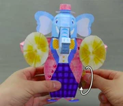 Full 68 model Mô hình giấy thủ công 3D DIY sẽ di chuyển đồ chơi bằng giấy chạm vào 锣 con voi bằng mô tả giấy - Mô hình giấy
