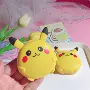 Cartoon phong cách sáng tạo anime dễ thương Pikachu nhỏ gọn hộp làm đẹp cầm tay cận thị kính áp tròng chăm sóc - Kính râm kính mắt thời trang