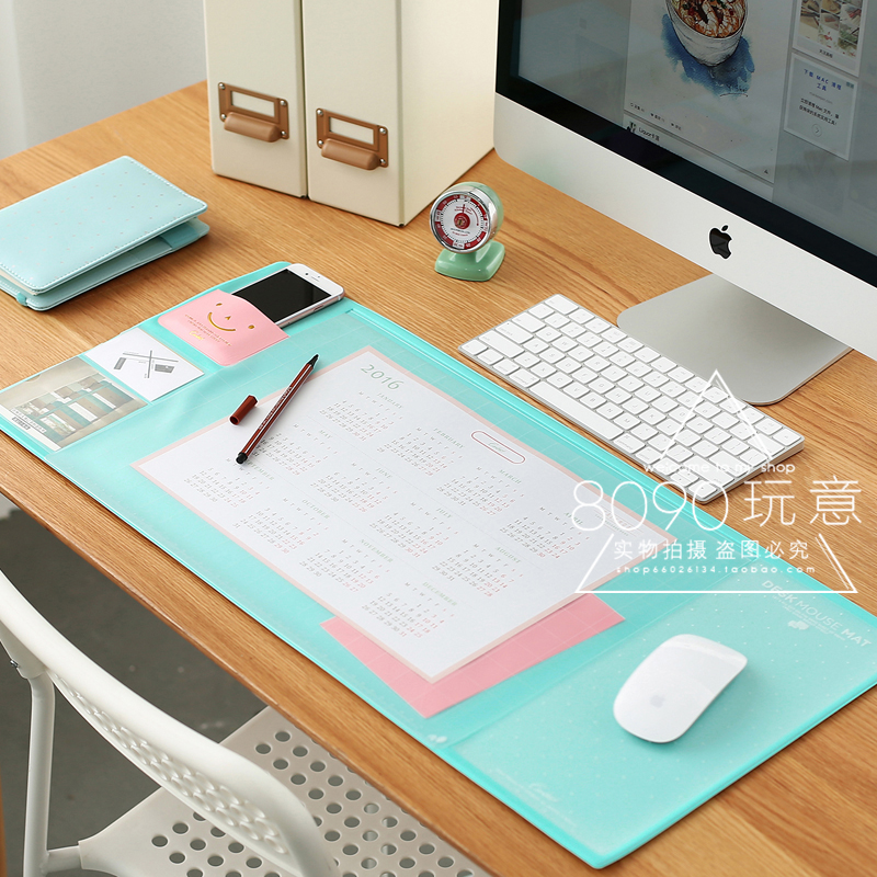 14 51 Korean Super Large Creative Calendar Computer Desk Cushion