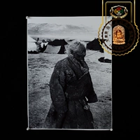 Тибетская красная тибетская пастырская жизнь черно -белые старые фотографии личные дома украшение висячи