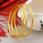 Shajin Eurocoin vòng ba vòng tốt vòng đeo tay vàng trang sức mạ vàng không gây dị ứng vòng đeo tay mạ vàng không phai