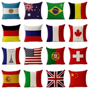 British American Anh và Pháp Hoa Kỳ, Đức và Nga Trung Quốc quốc kỳ bông gối bìa sofa đệm Thụy Sĩ và Úc - Trở lại đệm / Bolsters