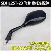 Áp dụng cho Gương chiếu hậu Sundiro Honda Flying Dream 125 SDH125T-23-23A-23B-32 Gương phản chiếu - Xe máy lại gương