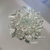 Золотой алмаз для невесты, брошь, высококлассный металлический аксессуар на лацкан, широкая цветовая палитра