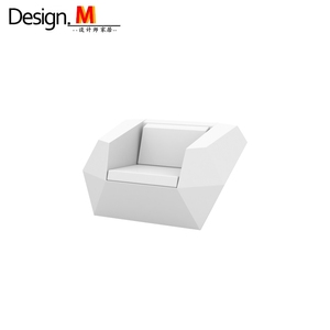 Design.M sáng tạo thiết kế nội thất FAZ 1 chỗ ngồi sofa ghế đơn thép kính ngoài trời sofa