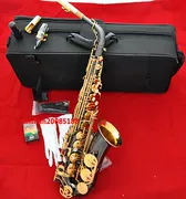 Mua sắm Saxophone Chuông Đen Niken Vàng Alto Miễn phí Eb Chuyên nghiệp Nhạc cụ Phương Tây Saxophone