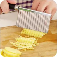 Волновая обработка картофеля -полоска цветочного ножа творческий дом, практическое универмаг корейский кухонный инструмент из нержавеющей стали.