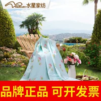 Thủy ngân nhà thương hiệu dệt Qingya Ru Ge Xia là đôi điều hòa không khí lõi mùa hè mát mẻ mỏng chăn bông vải cotton 	giá chăn trần bông everon	